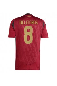 België Youri Tielemans #8 Voetbaltruitje Thuis tenue EK 2024 Korte Mouw